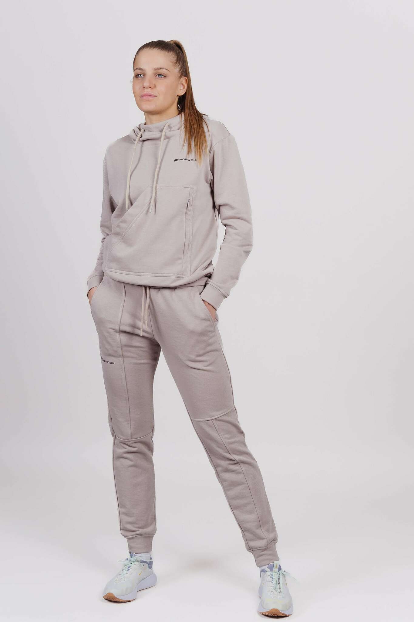Женские спортивные брюки Nordski Outfit beige - 6