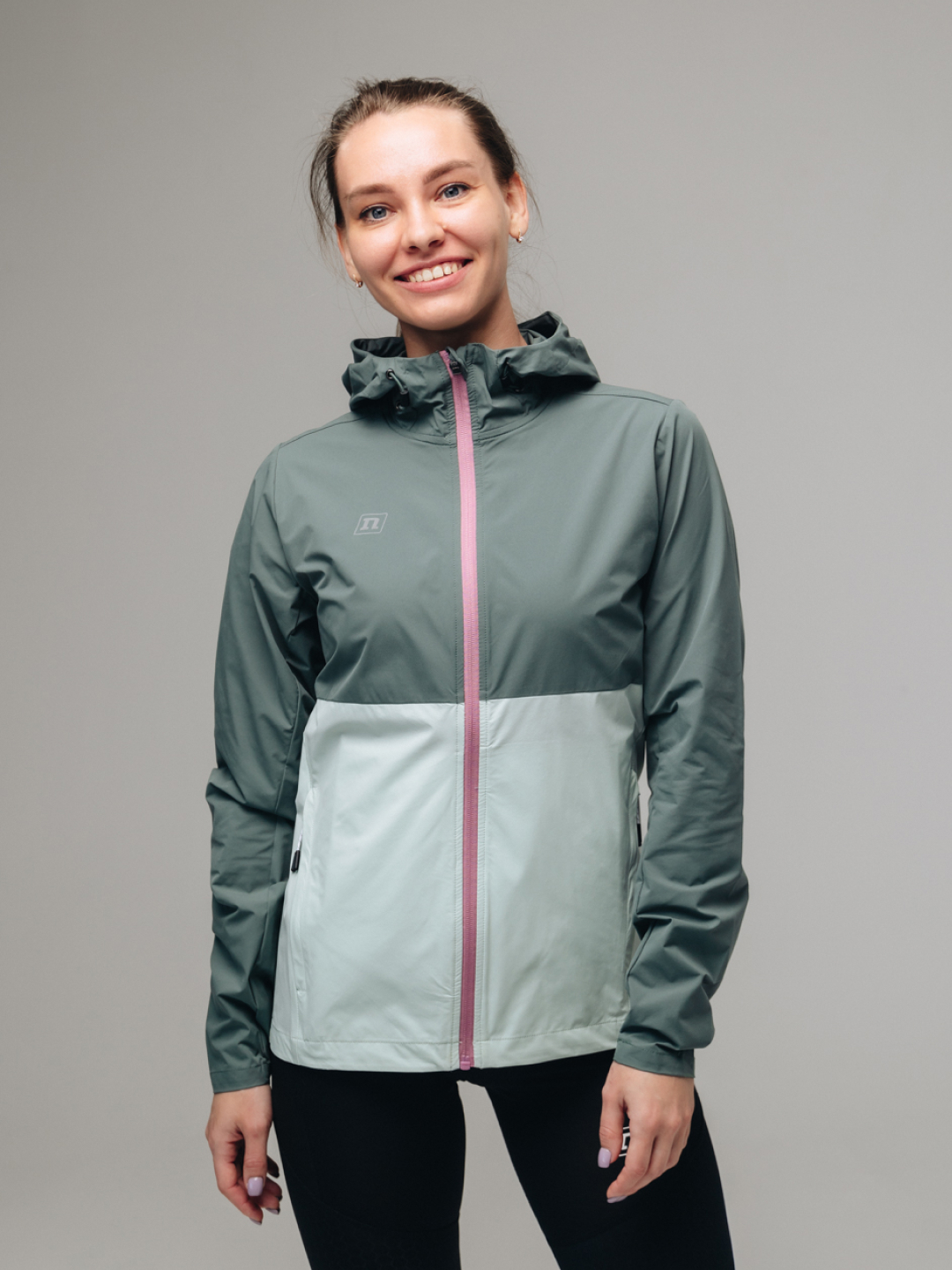 Женская ветрозащитная куртка Noname Icon Tech Jacket WOS teal green-mint