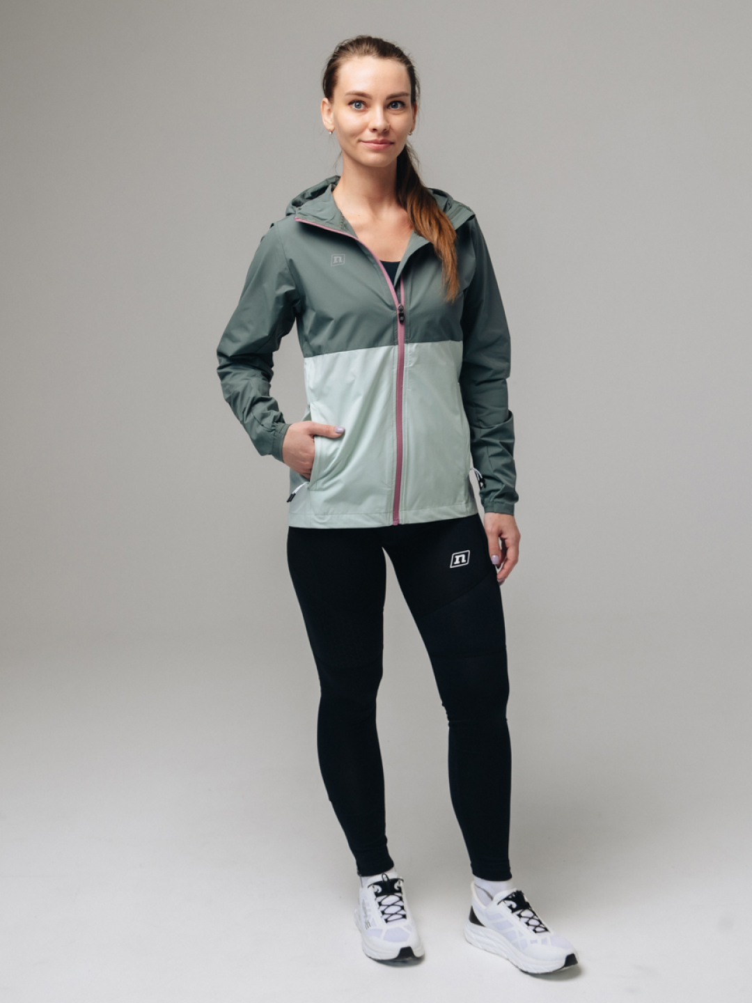 Женская ветрозащитная куртка Noname Icon Tech Jacket WOS teal green-mint - 11
