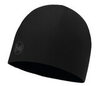 Шапка для бега Buff Microfiber Reversible Hat Solid черная - 2