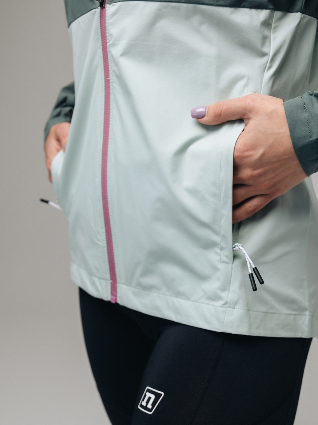Женская ветрозащитная куртка Noname Icon Tech Jacket WOS teal green-mint - 9