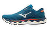 Мужские беговые кроссовки Mizuno Wave Horizon 6 синие - 5
