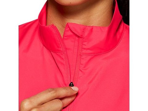 Asics Silver Jacket куртка для бега женская розовая
