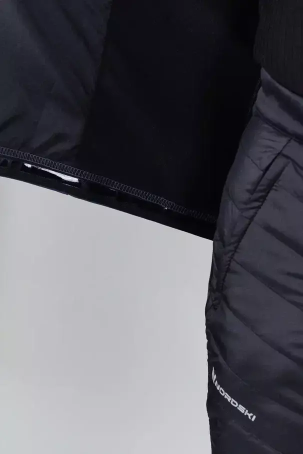 Мужская куртка для лыж и бега зимой Nordski Hybrid Pro blue-black - 6
