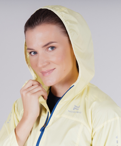 Женская куртка для бега Nordski Pro light yellow