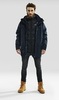 Мужская теплая куртка-парка 8848 Altitude Bonato Zipin (black) 3 в 1 - 4