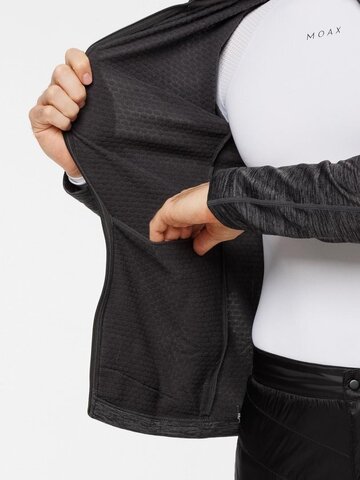 Мужская термокофта на молнии Moax Sport Tech угольная