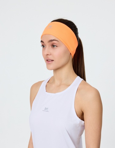 Повязка на голову беговая Nordski Run neon orange