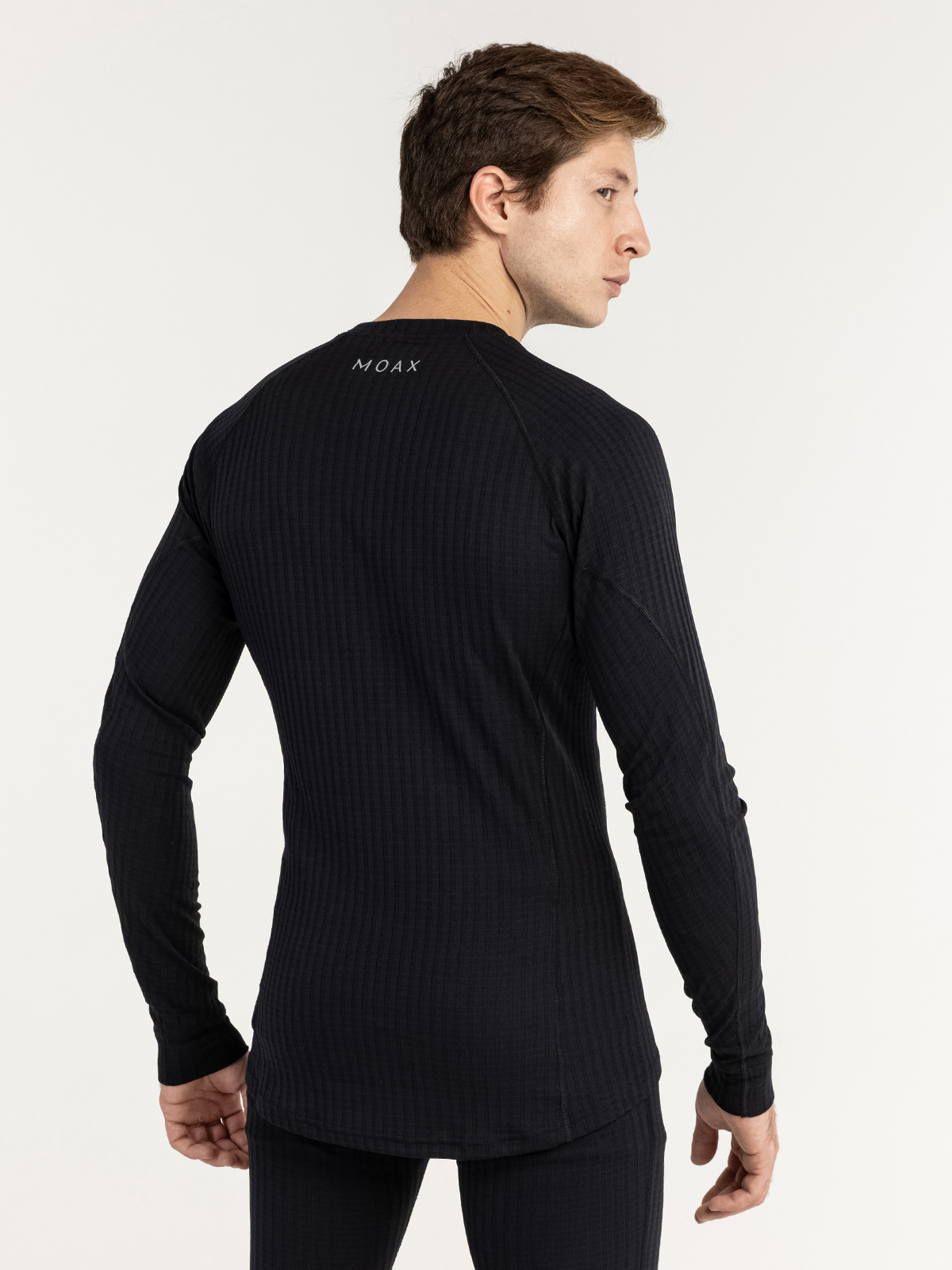 УЦЕНКА-Мужская терморубашка Moax Active Pro LS черная - 5