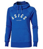 Asics Logo Knit Hoodie Женская толстовка с капюшоном синяя - 2