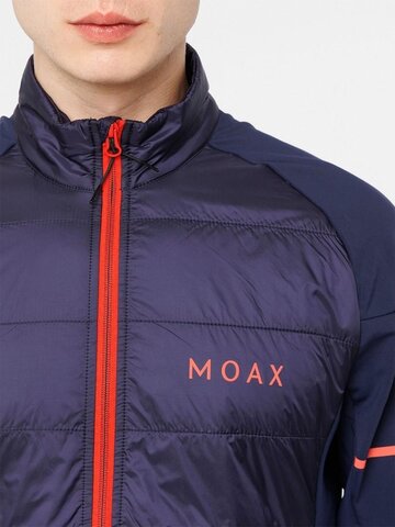 Мужская тренировочная беговая куртка Moax Tauri Stretch Fit чернильно-синяя