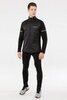 Мужской тренировочный лыжный костюм Moax Tauri Stretch Fit Softshell черный - 1