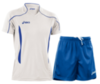 Волейбольная форма Asics Volo Zone мужская белая-синяя - 1