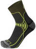 Спортивные носки средней высоты Mico Extra Dry Hike темно-серые-желтые - 1