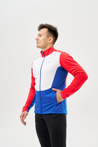 Мужская тренировочная лыжная куртка Nordski Advance patriot