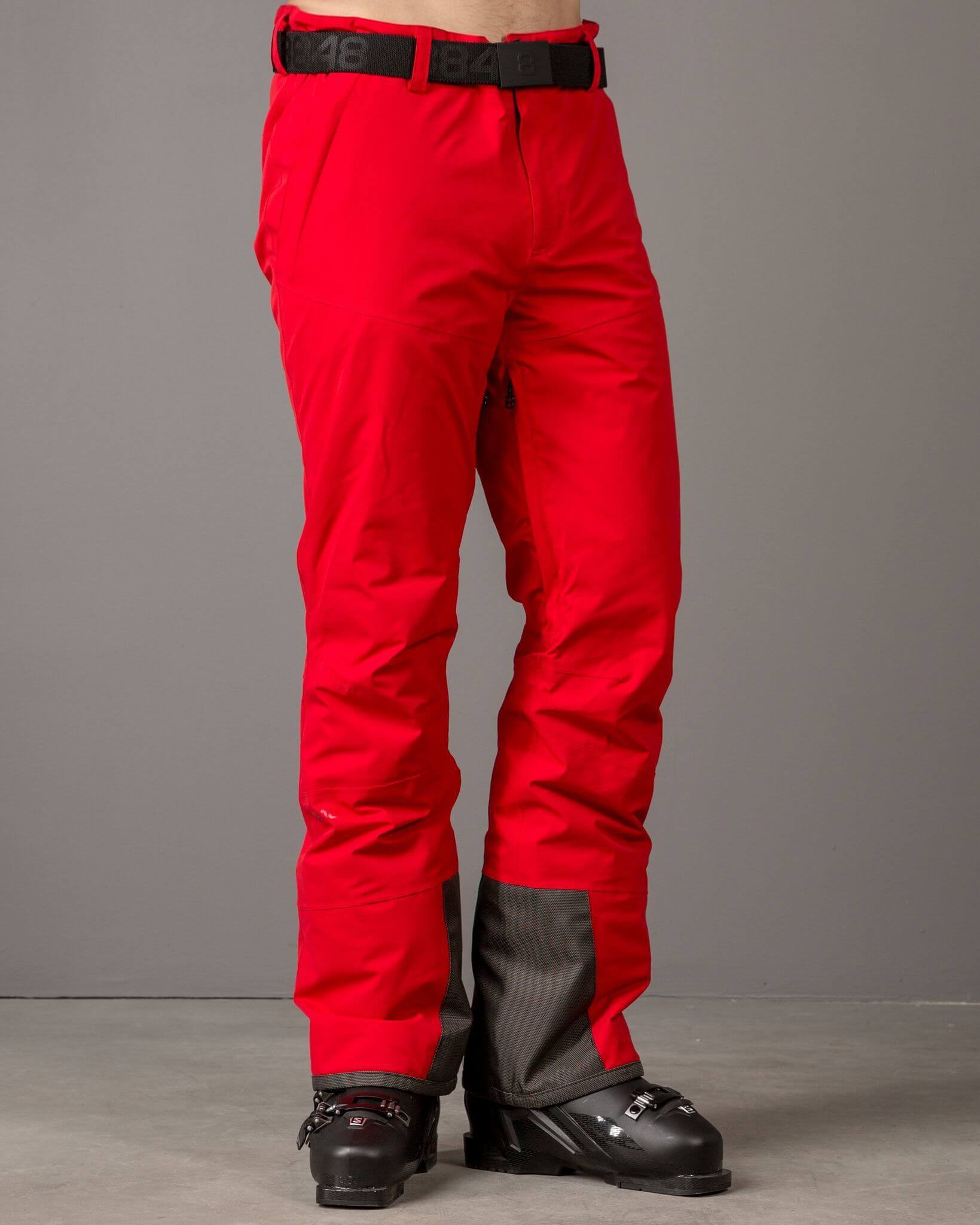 Брюки горнолыжные мужские Bogner красные Red