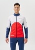 Мужская тренировочная лыжная куртка Nordski Pro 2.0 white-red-blue - 1