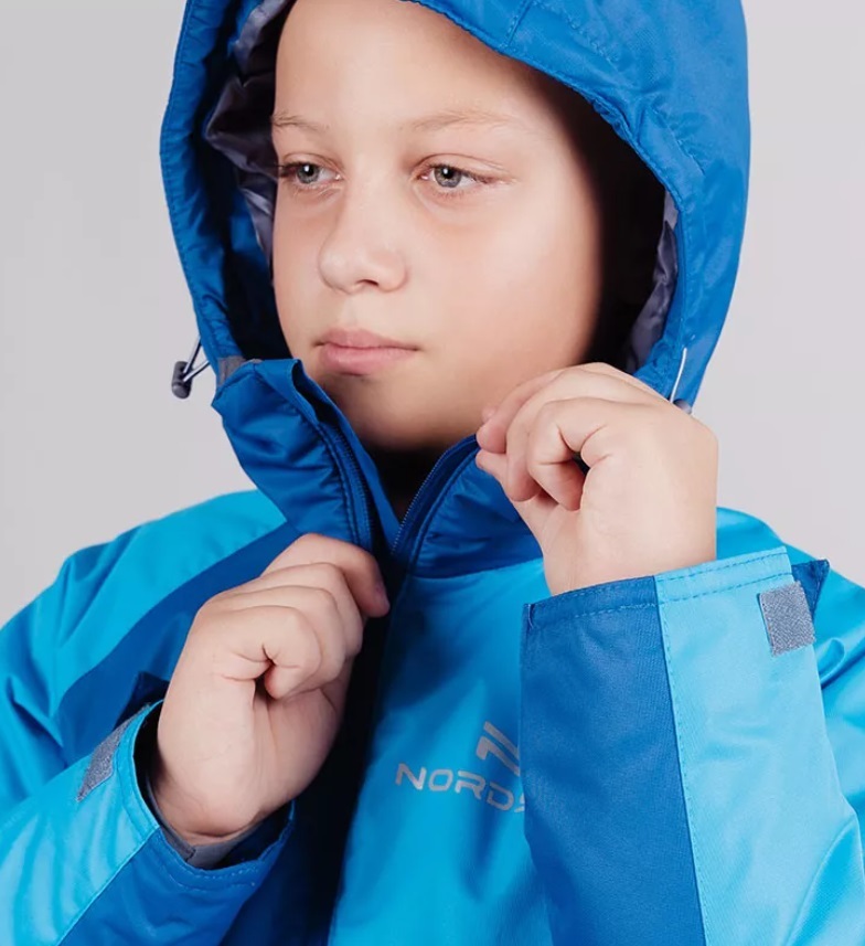 Nordski Jr Premium Sport утепленная лыжная куртка детская blue - 4