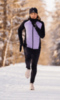 Женский лыжный костюм с капюшоном Nordski Hybrid Pro black-lavender - 2