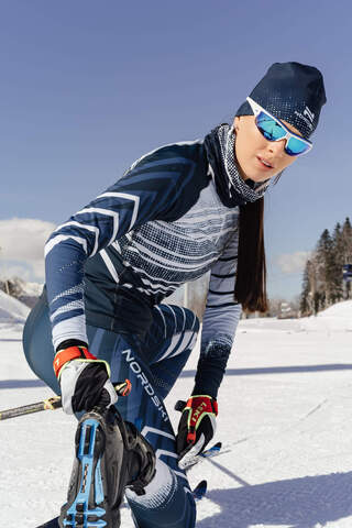 Детский и подростковый лыжный гоночный костюм Nordski Jr Pro pearl blue