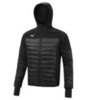Mizuno Sapporo Hooded Hybrid Jacket куртка утепленная мужская черная - 1