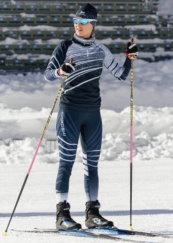 Детский и подростковый лыжный гоночный костюм Nordski Jr Pro pearl blue