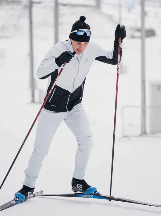 Мужская тренировочная лыжная куртка Nordski Pro pearl blue-black - 11