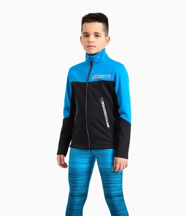 Детская лыжная куртка Arswear Softshell Rase Kids голубая