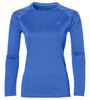 Рубашка для бега женская Asics Stripe LS Top синяя - 1