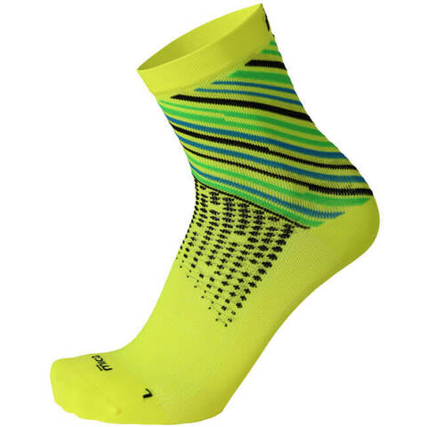 Спортивные носки средней высоты Mico X-Performance Run желтые