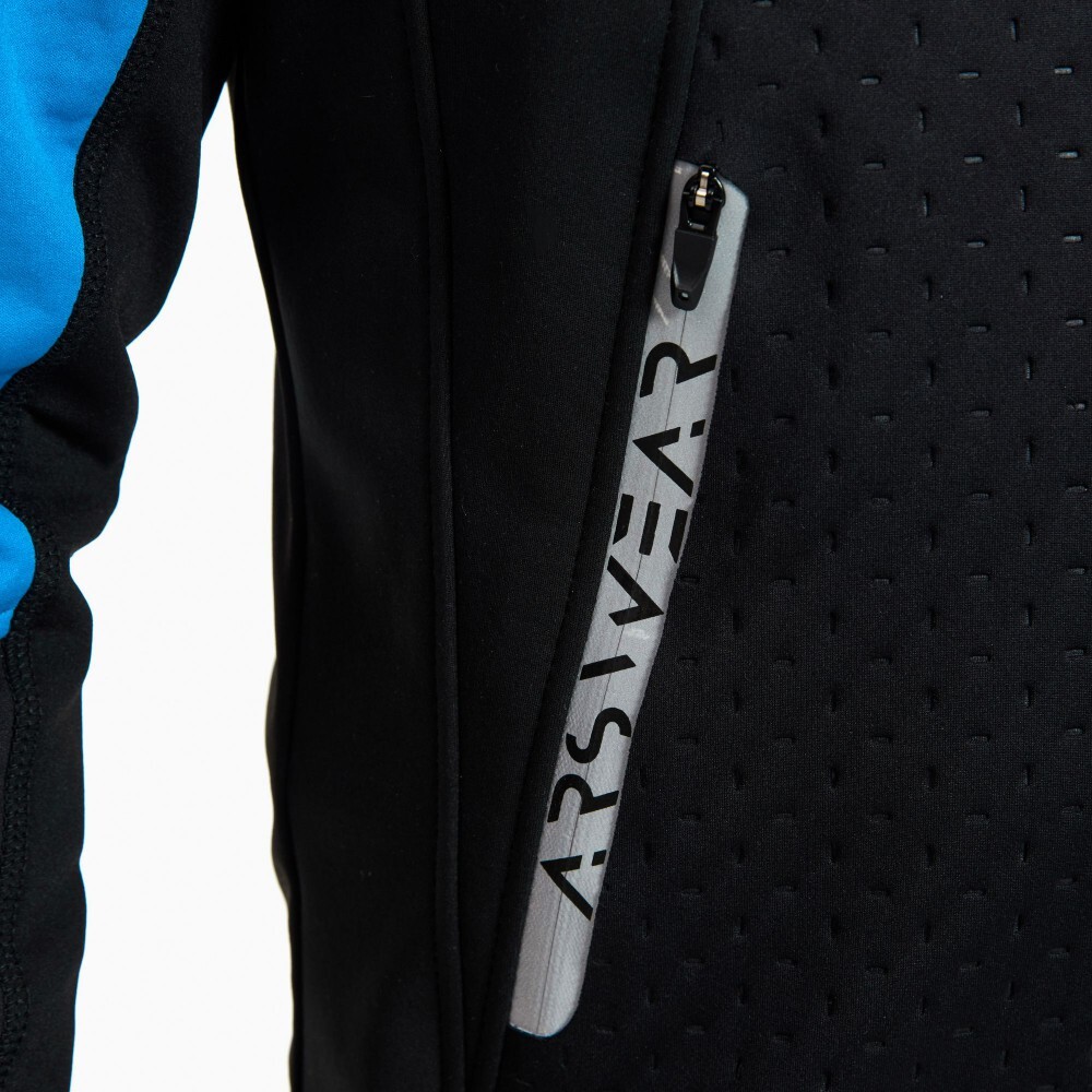 Детская лыжная куртка Arswear Softshell Rase Kids голубая - 8