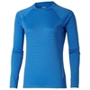 Рубашка Asics LS Top женская беговая синяя - 4