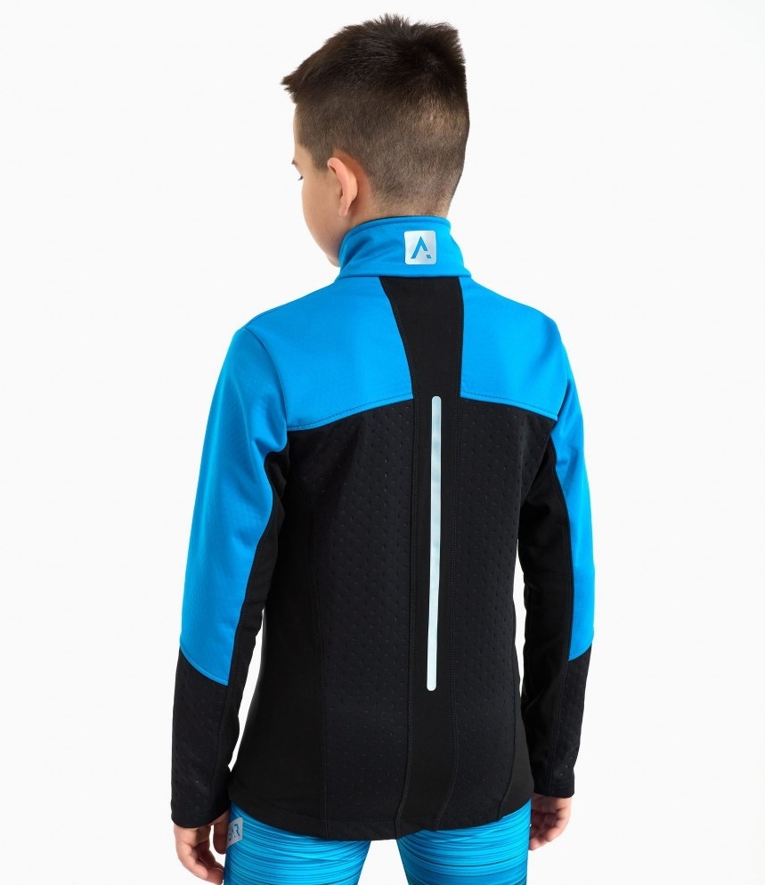 Детская лыжная куртка Arswear Softshell Rase Kids голубая - 4