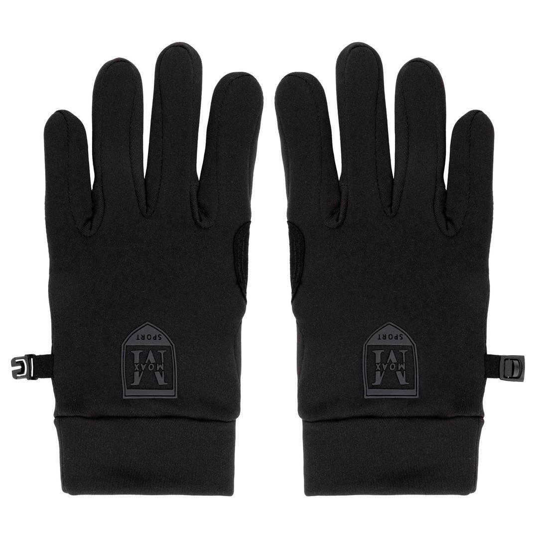Перчатки для бега Moax Fleece Warm черные - 4