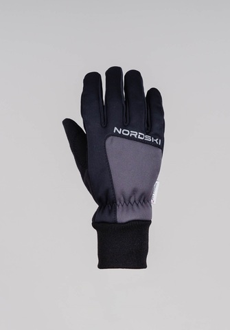 Лыжные перчатки Nordski Arctic WS black-grey