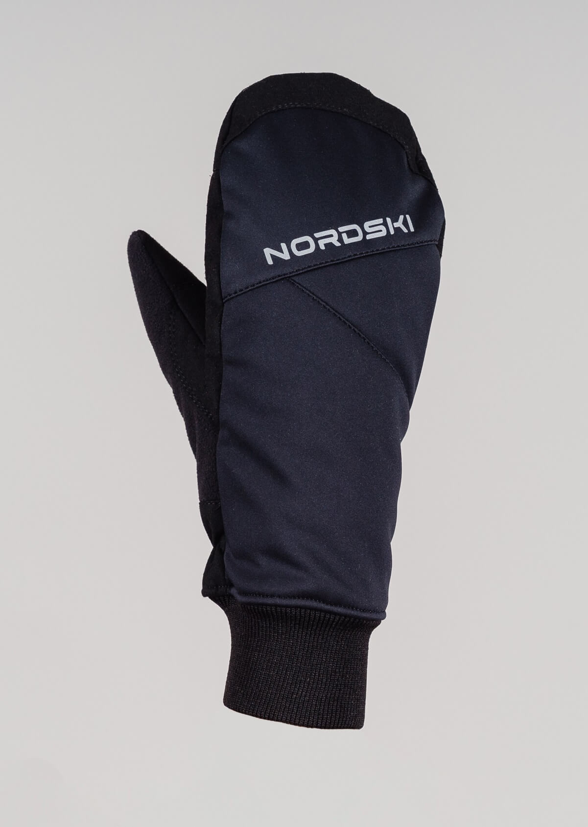 Детские теплые лыжные варежки Nordski Jr Arctic WS black - 2