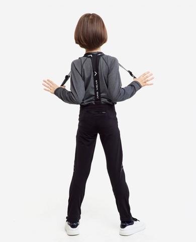 Детские разминочные лыжные штаны Arswear Pro Kids серые