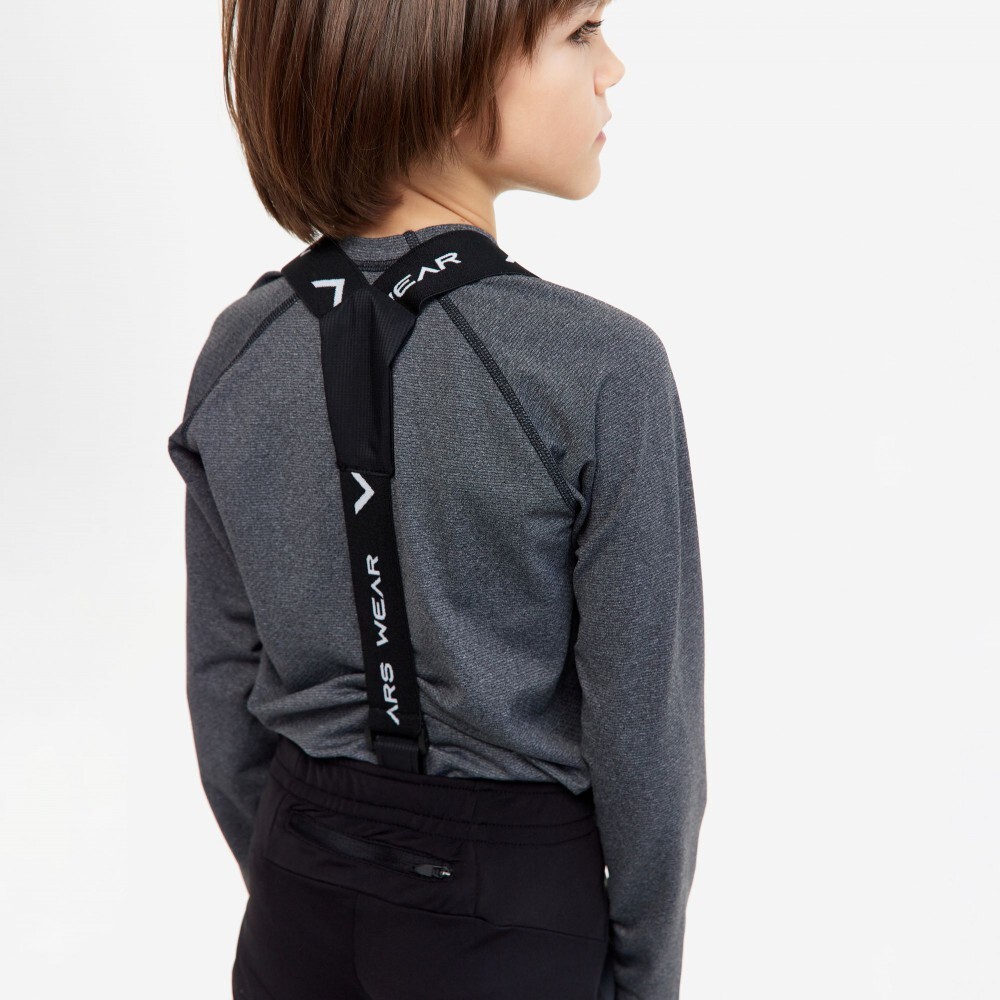 Детские разминочные лыжные штаны Arswear Pro Kids серые - 5