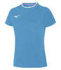 Mizuno Tee беговая футболка женская голубая - 1