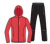 Nordski Run костюм для бега мужской Red-Black - 5