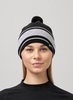 Лыжная шапка c шерстью Nordski Tone Stripe black - 1