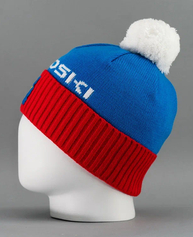 Лыжная шапка Nordski Fan RUS синяя-красная