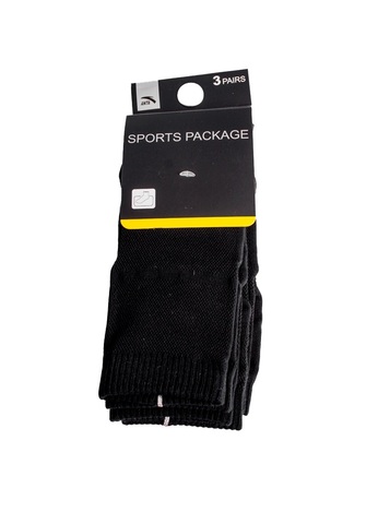 Комплект спортивных носков Anta 3-Pack Mid-crew Socks черные