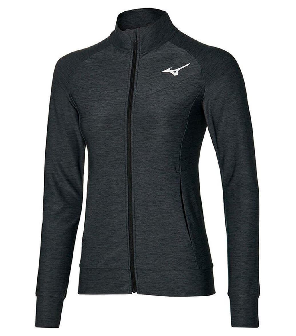 Mizuno Training Jacket рубашка для бега женская черная (Распродажа)