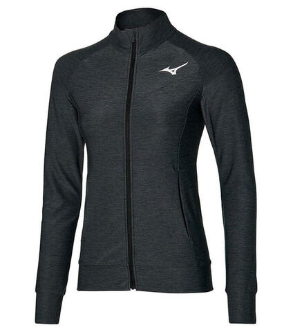 Mizuno Training Jacket рубашка для бега женская черная (Распродажа)