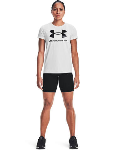 Женская спортивная футболка Under Armour UA Live Sportstyle Graphic SSC белая