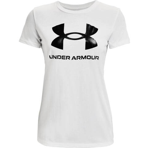 Женская спортивная футболка Under Armour UA Live Sportstyle Graphic SSC белая
