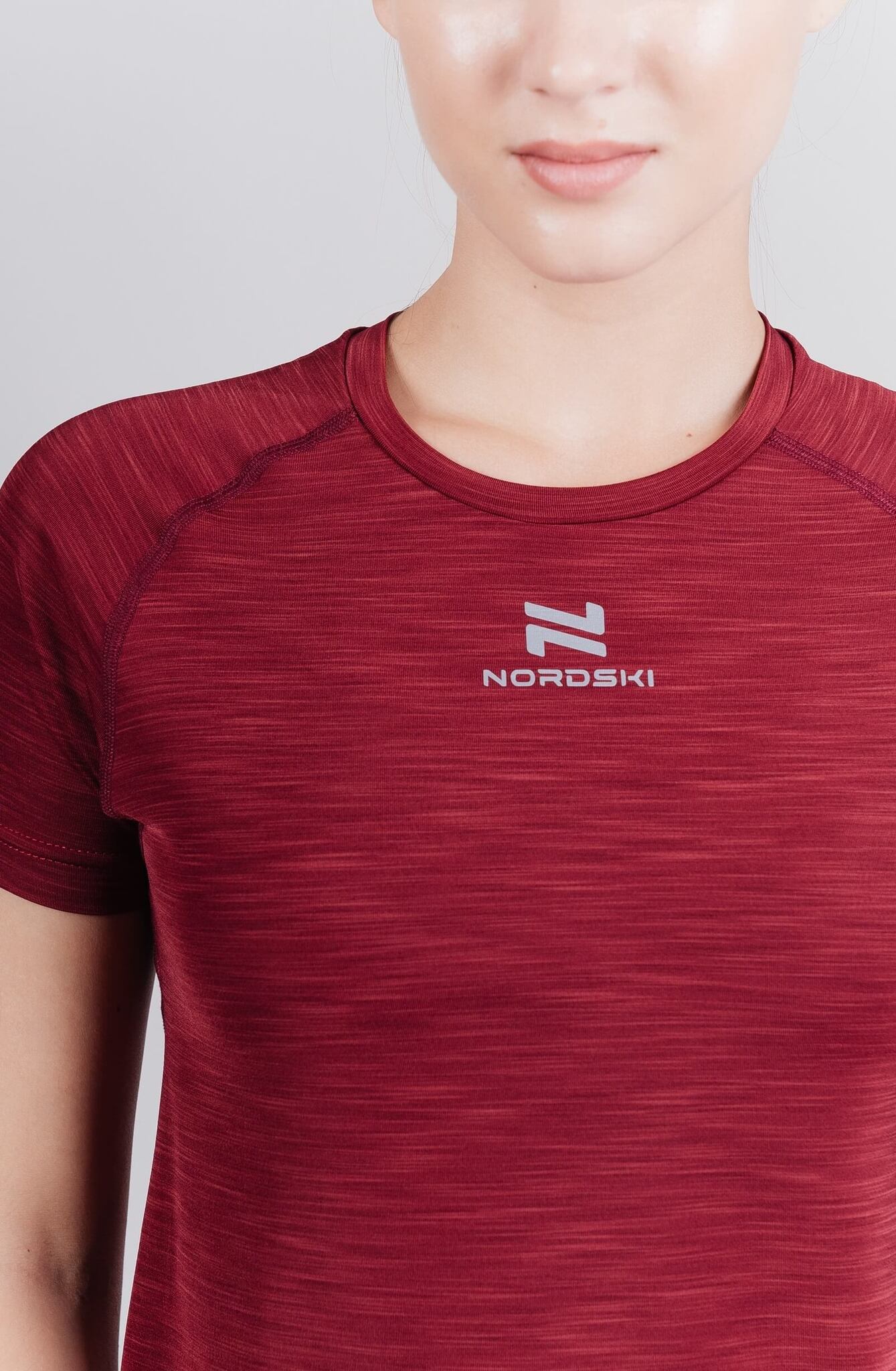 Женский комплект для тренировок Nordski Pro рубиновый - 4