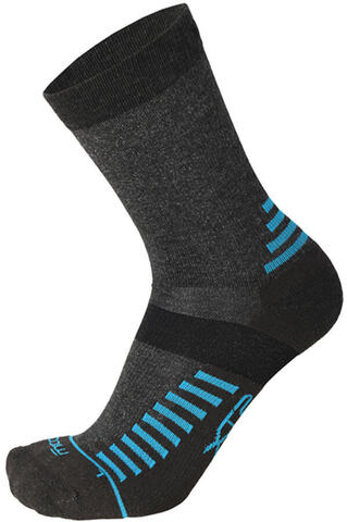Спортивные носки средней высоты Mico Odor Zero XT2 Natural Tencel Outdoor темно-серые