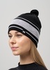 Лыжная шапка c шерстью Nordski Tone Stripe black - 4